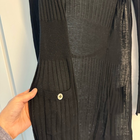 Marciana ribbed/knit long cartigan size XS - Picture 6 of 9